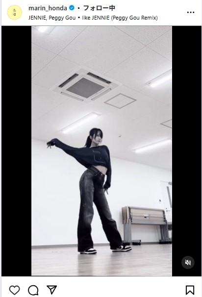 本田真凜のインスタグラムから