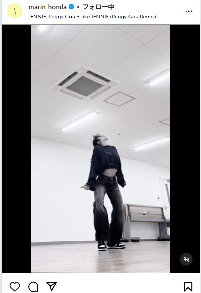 本田真凜のインスタグラムから