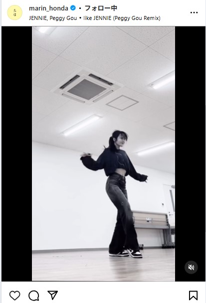 本田真凜のインスタグラムから