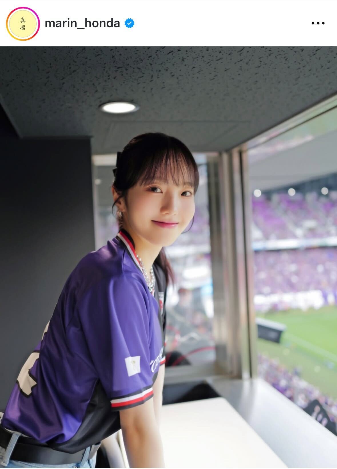 本田真凜のインスタグラムから