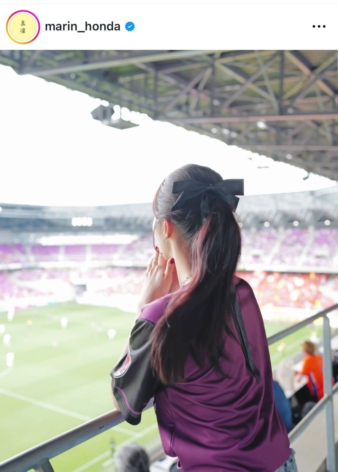 本田真凜のインスタグラムから