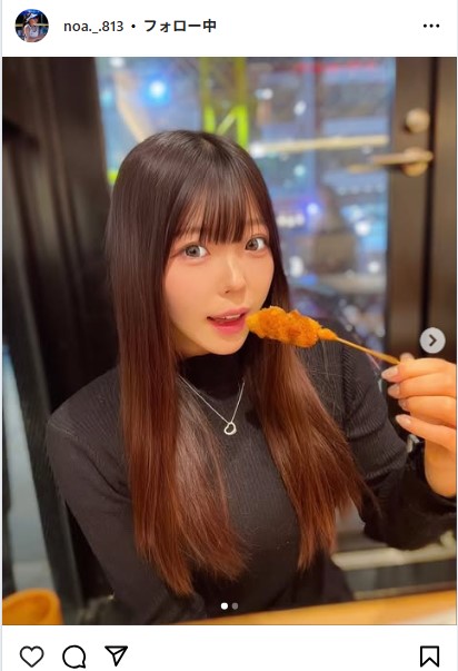衣笠乃愛のインスタグラムから