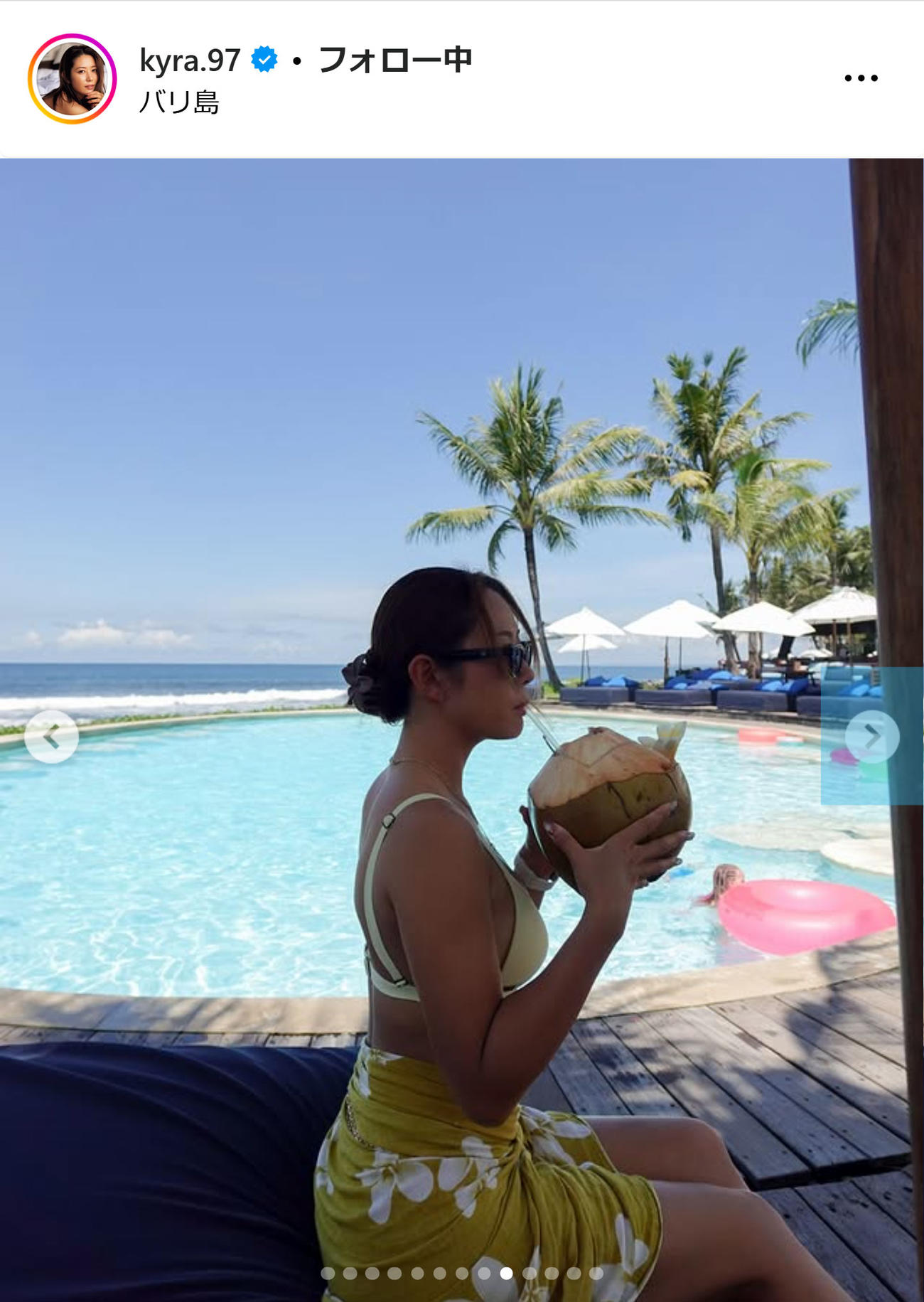 白波瀬海来のインスタグラムから