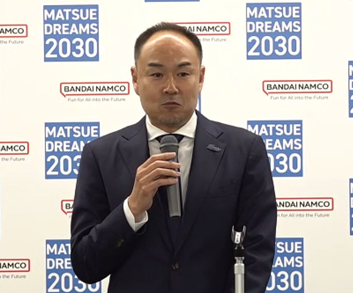 Bリーグ島根のホームアリーナ整備記者会見で思いを語る榎本幸司社長