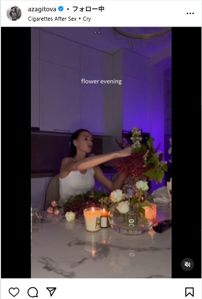 アリーナ・ザギトワのインスタグラムから