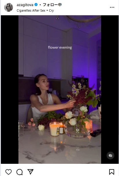アリーナ・ザギトワのインスタグラムから