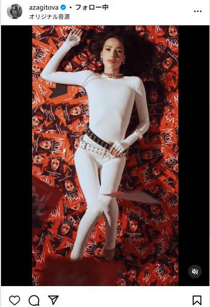 アリーナ・ザギトワのインスタグラムから