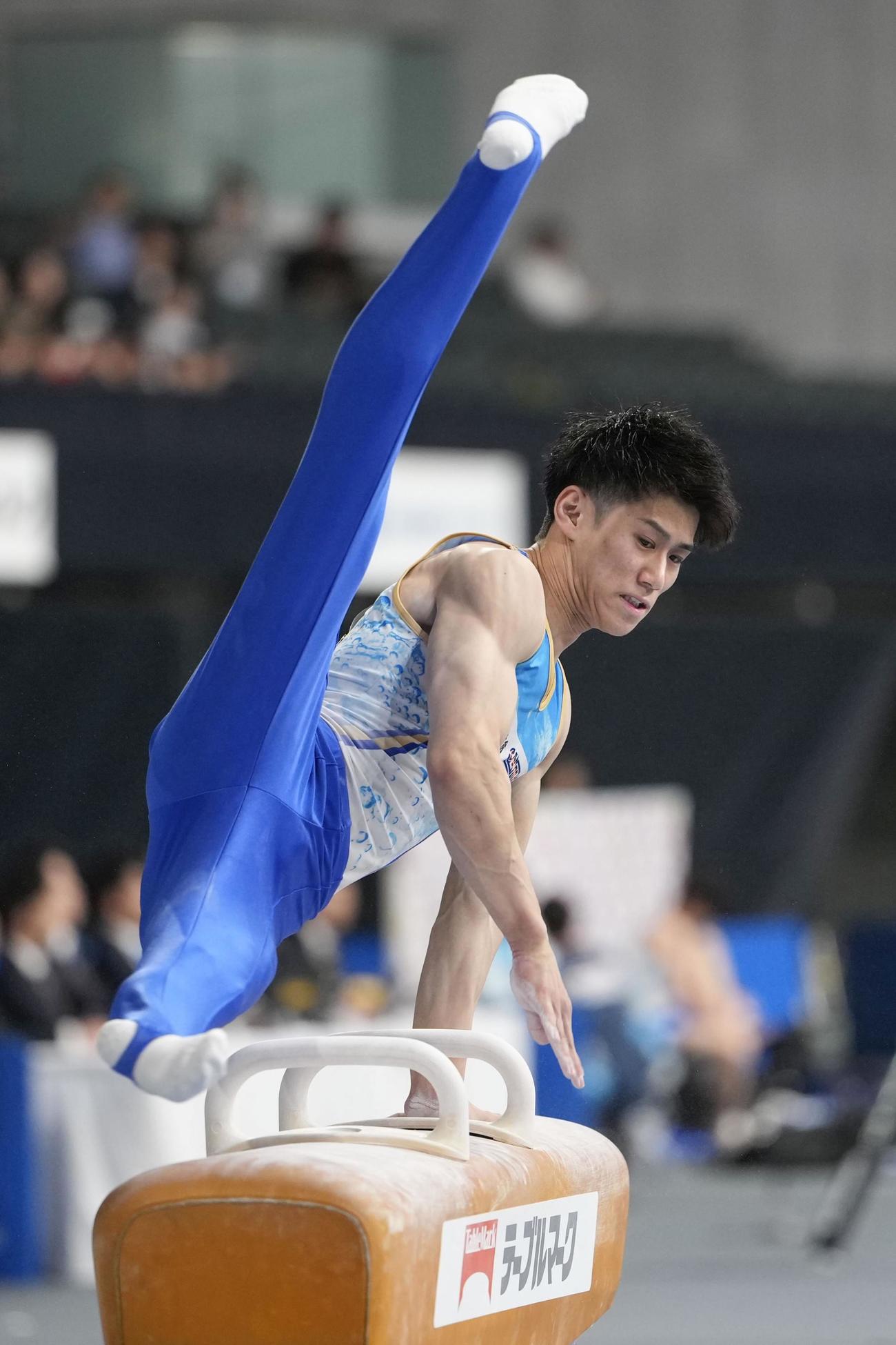 男子個人総合　橋本大輝のあん馬（共同）