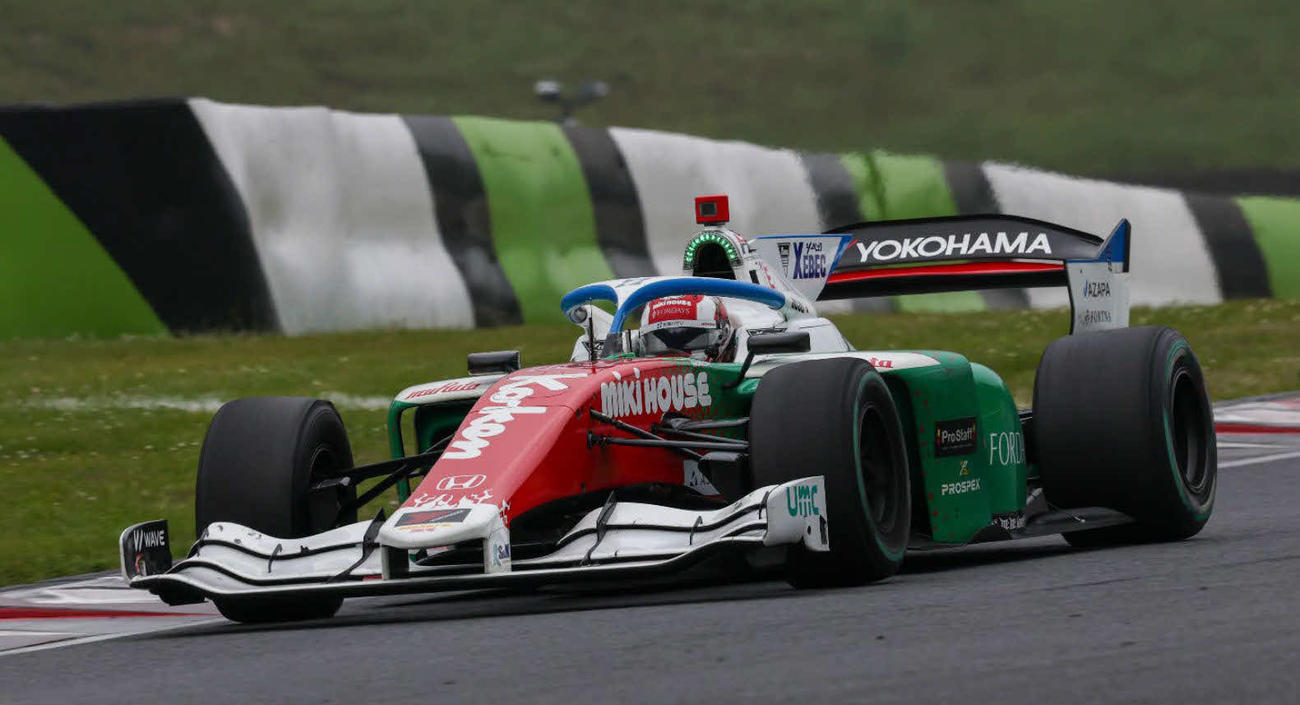 スーパーフォーミュラ第5戦で22番手スタートから19位で完走したJuju（Triple Tree Racing提供）