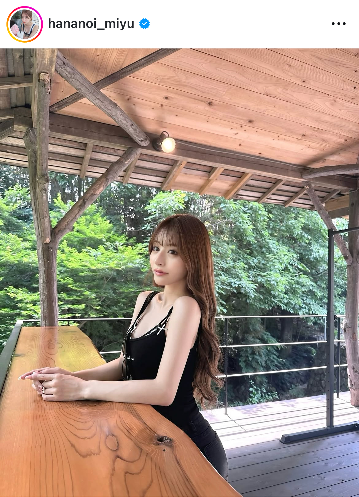 花乃衣美優のインスタグラムから