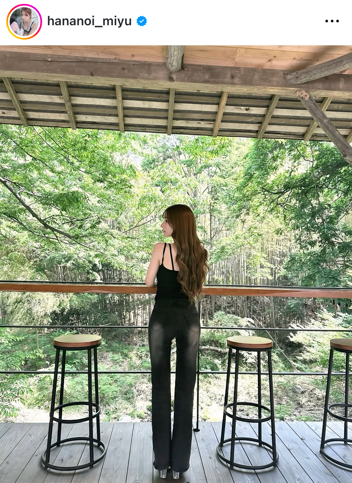 花乃衣美優のインスタグラムから