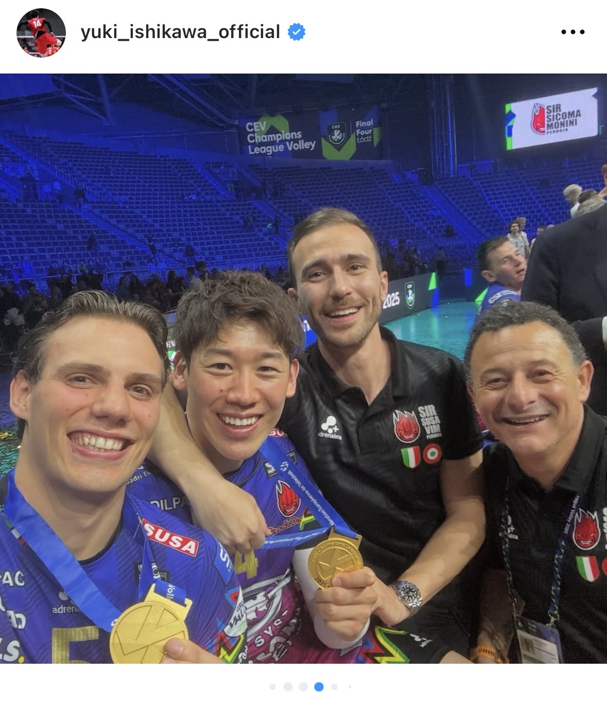 石川のインスタグラムから