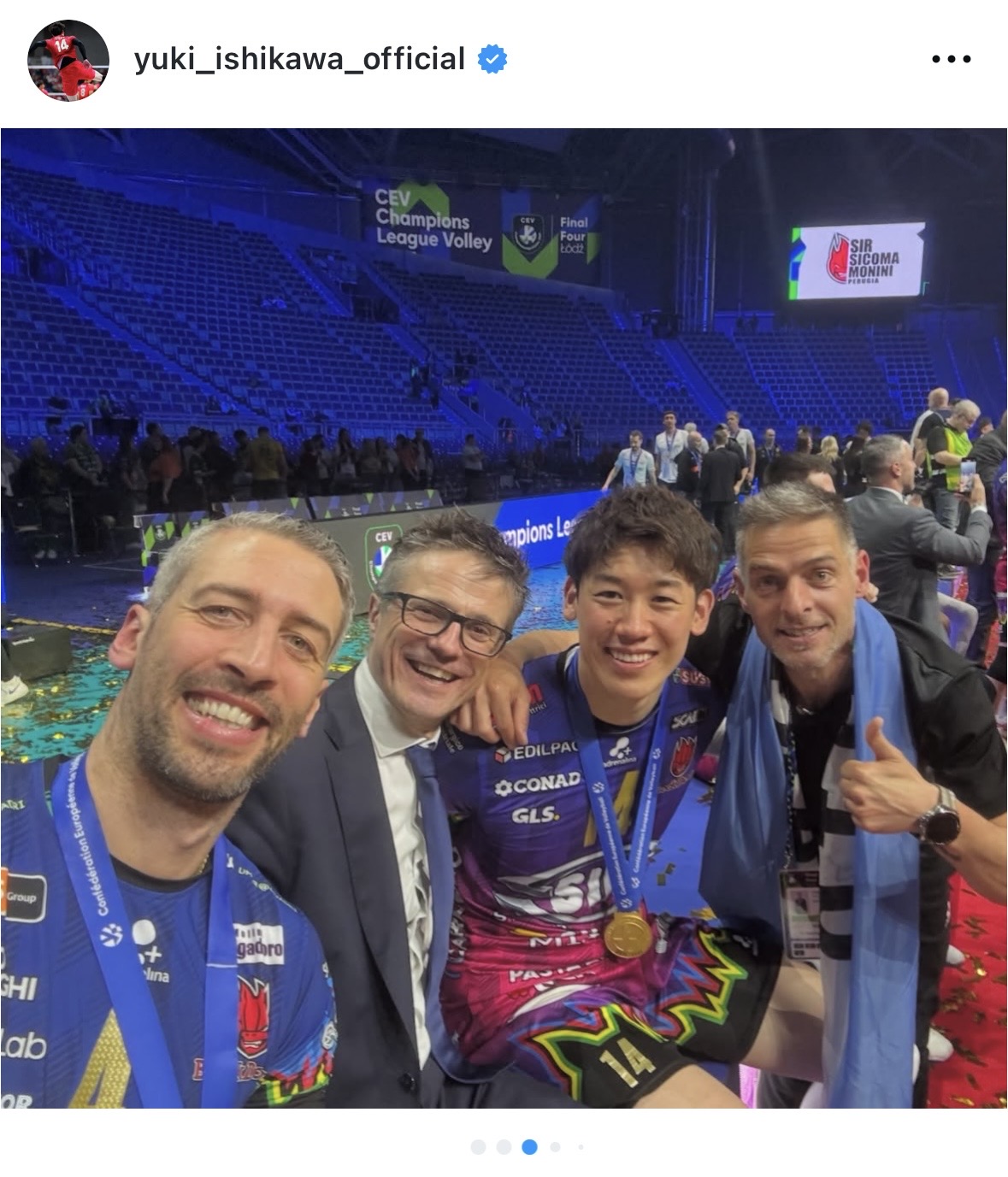 石川のインスタグラムから