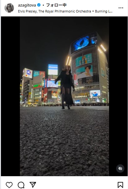 アリーナ・ザギトワのインスタグラムから