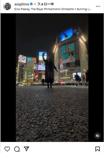 アリーナ・ザギトワのインスタグラムから