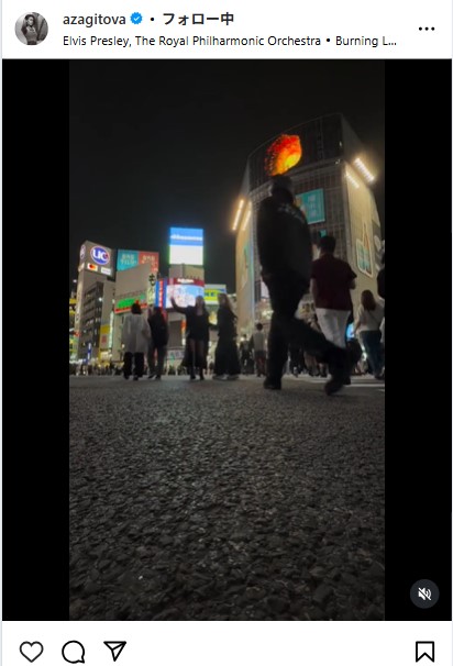 アリーナ・ザギトワのインスタグラムから
