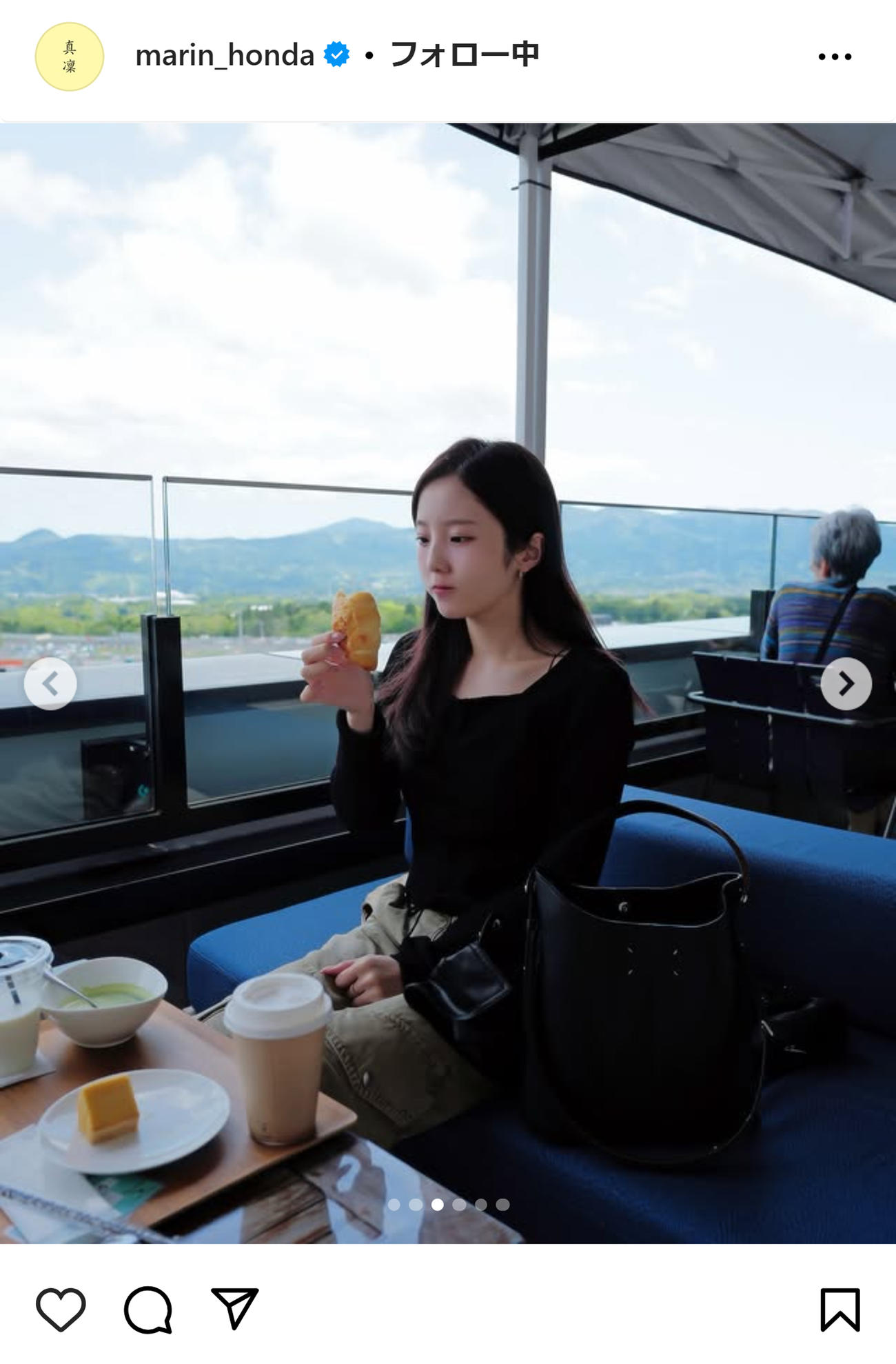 本田真凜さんのインスタグラムから