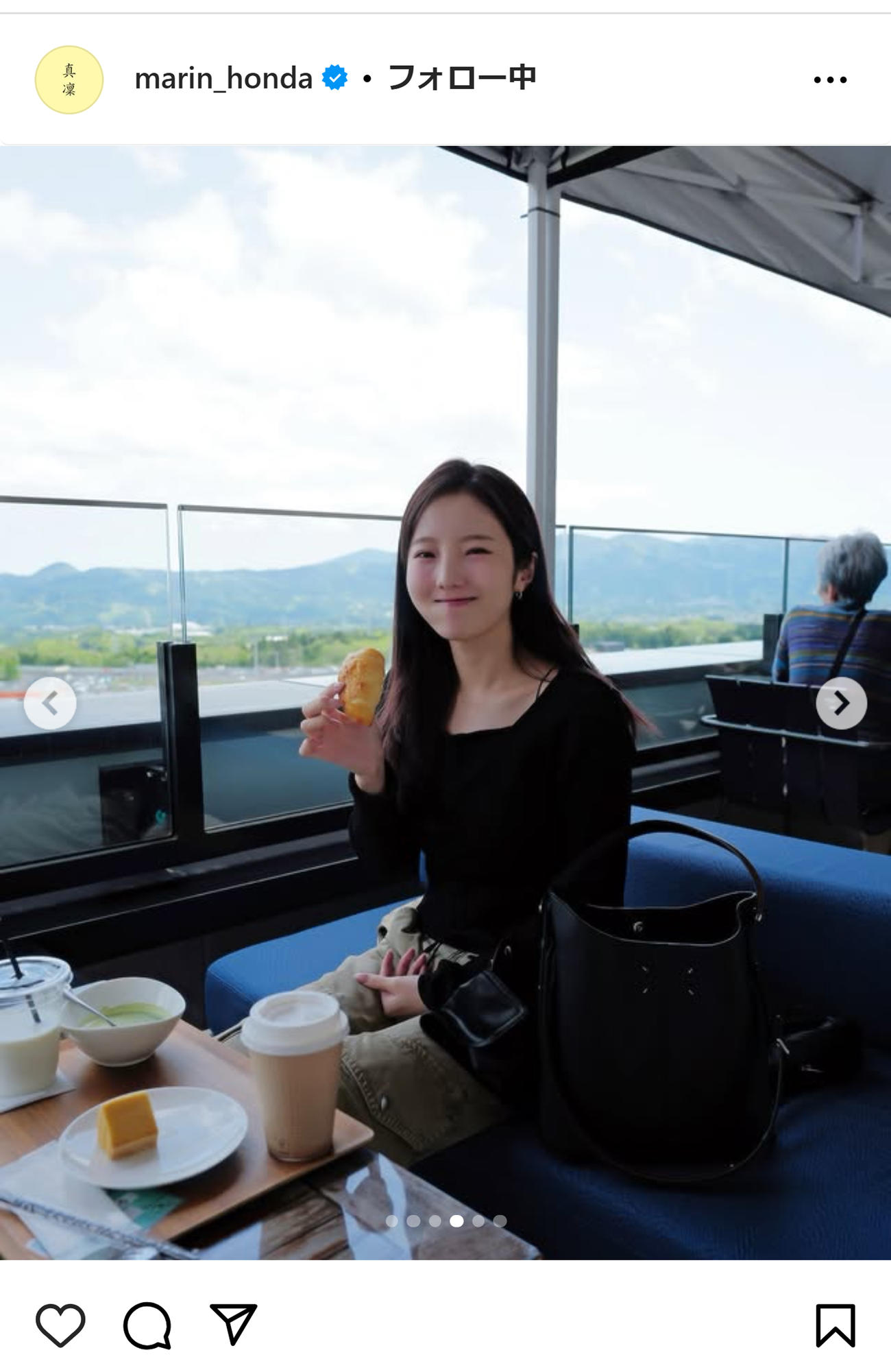 本田真凜さんのインスタグラムから