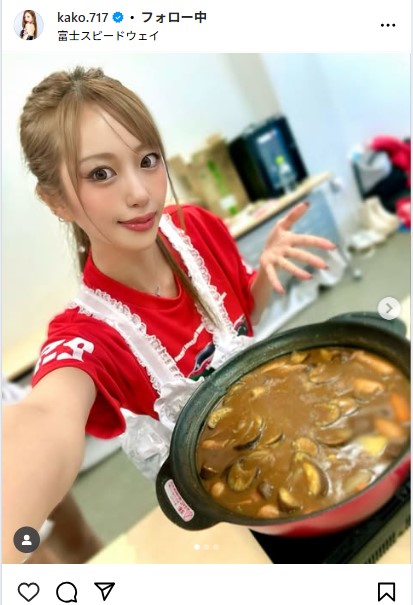 央川かこのインスタグラムから