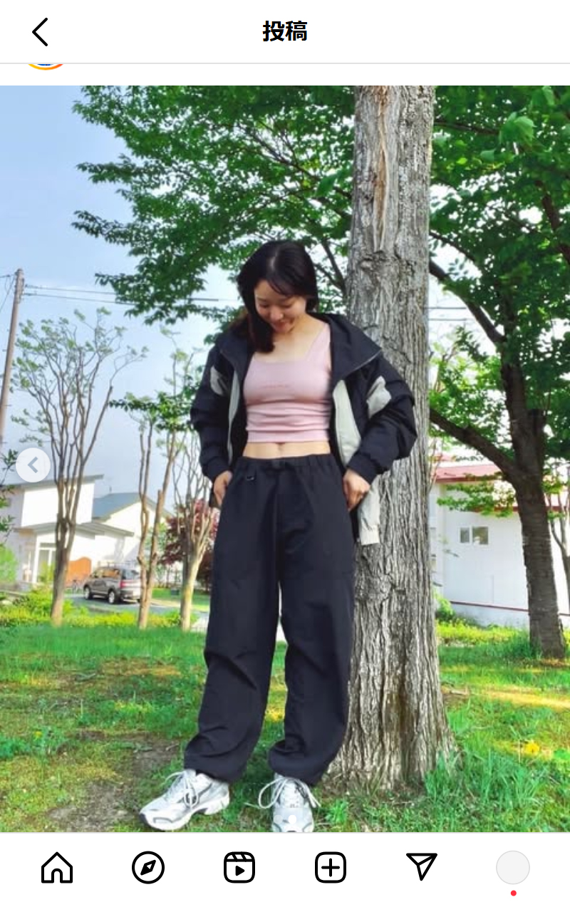 吉田知那美のインスタグラムから