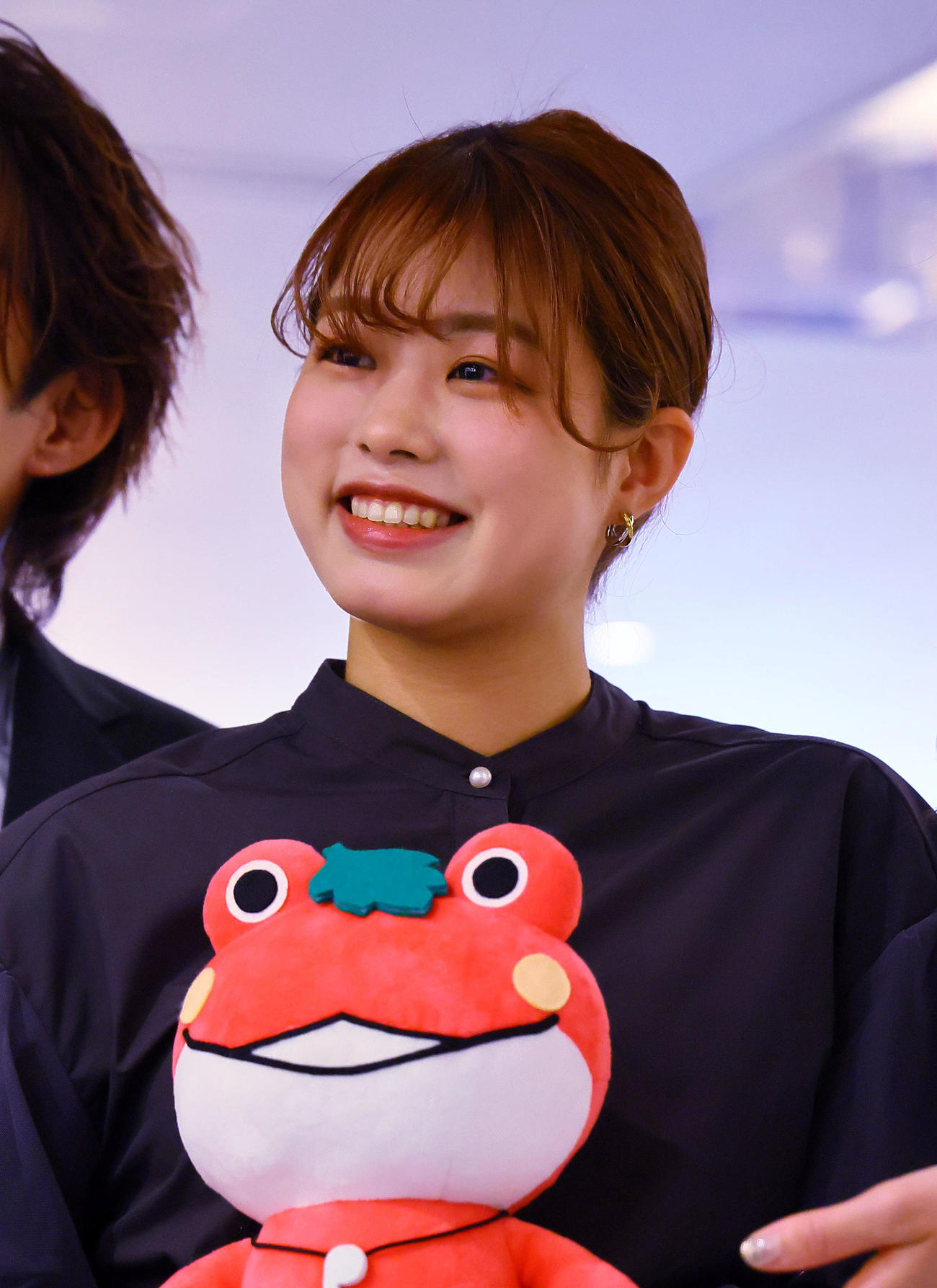 名古屋テレビの元フィギュアスケート選手の横井ゆは菜（撮影・藤尾明華）