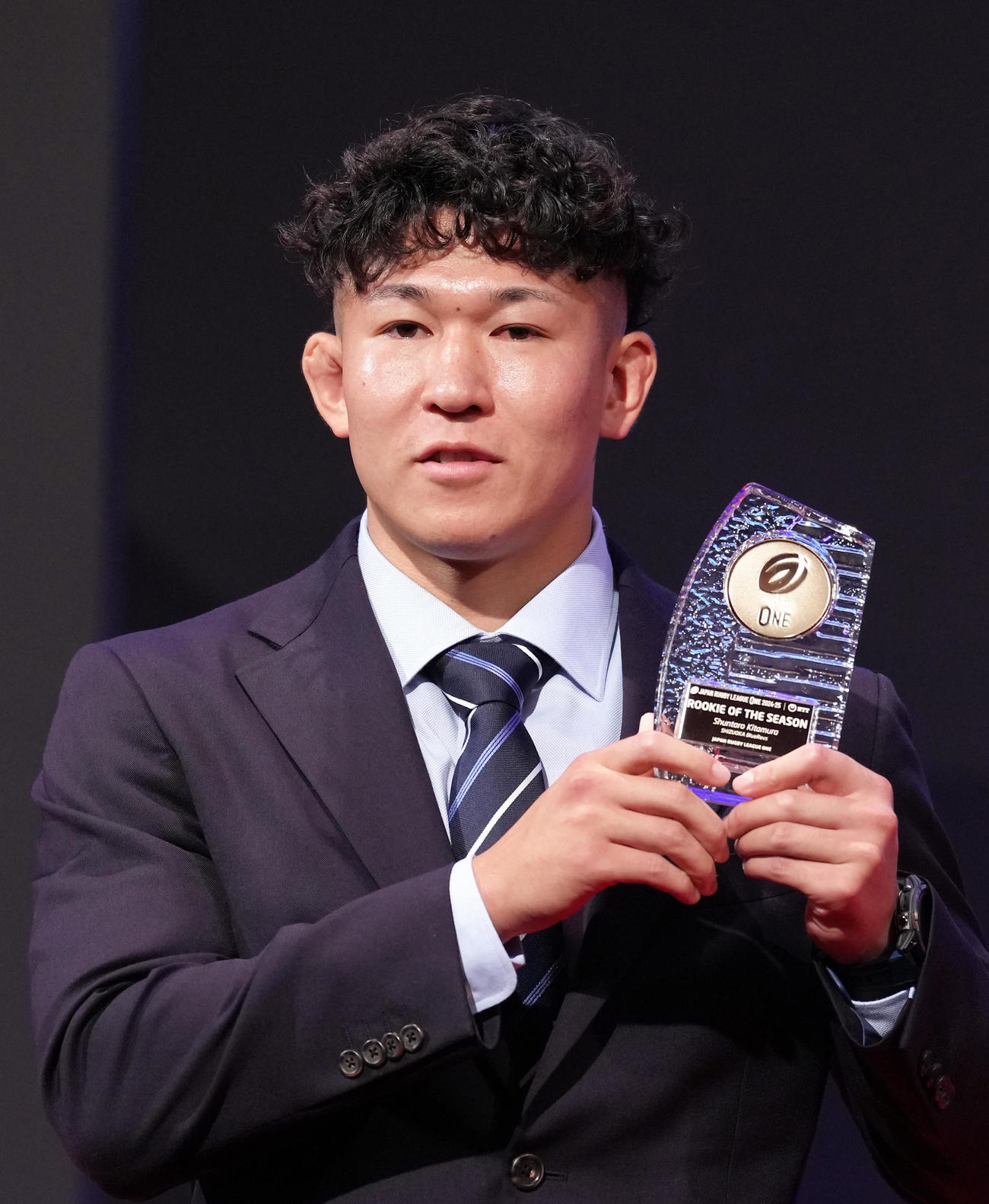 新人賞を受賞した静岡北村（撮影・足立雅史）