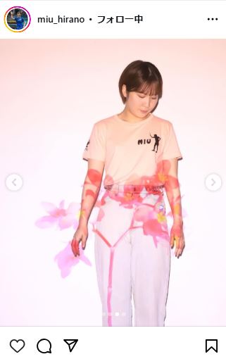 平野美宇のインスタグラムから