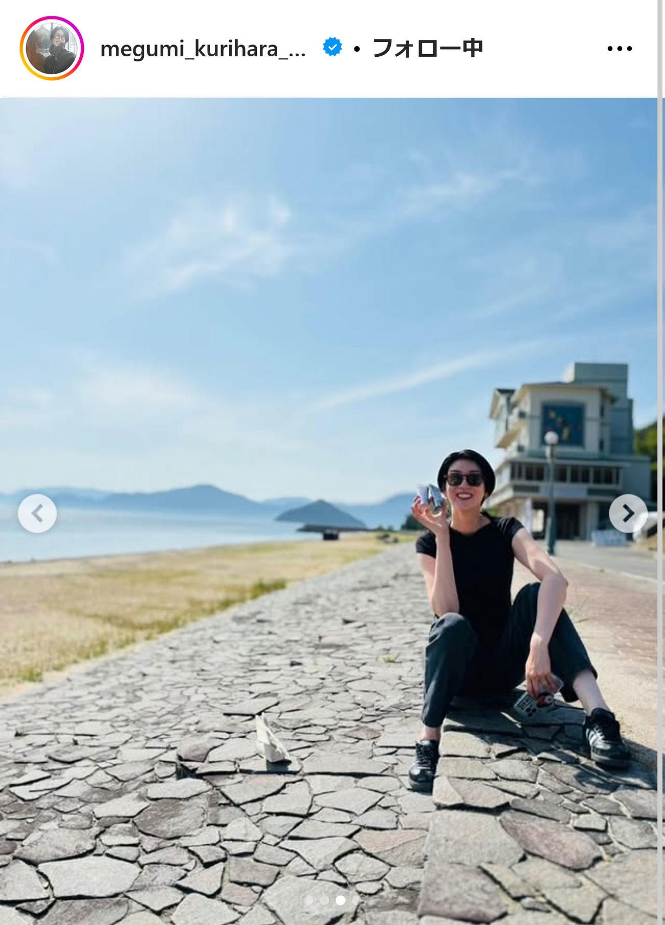 栗原恵さんのインスタグラムから