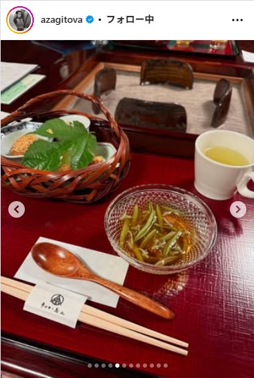 アリーナ・ザギトワのインスタグラムから