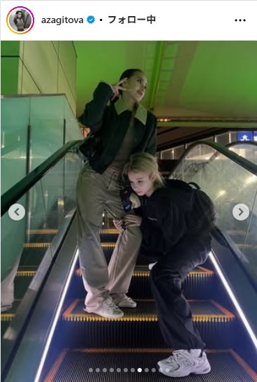 アリーナ・ザギトワのインスタグラムから
