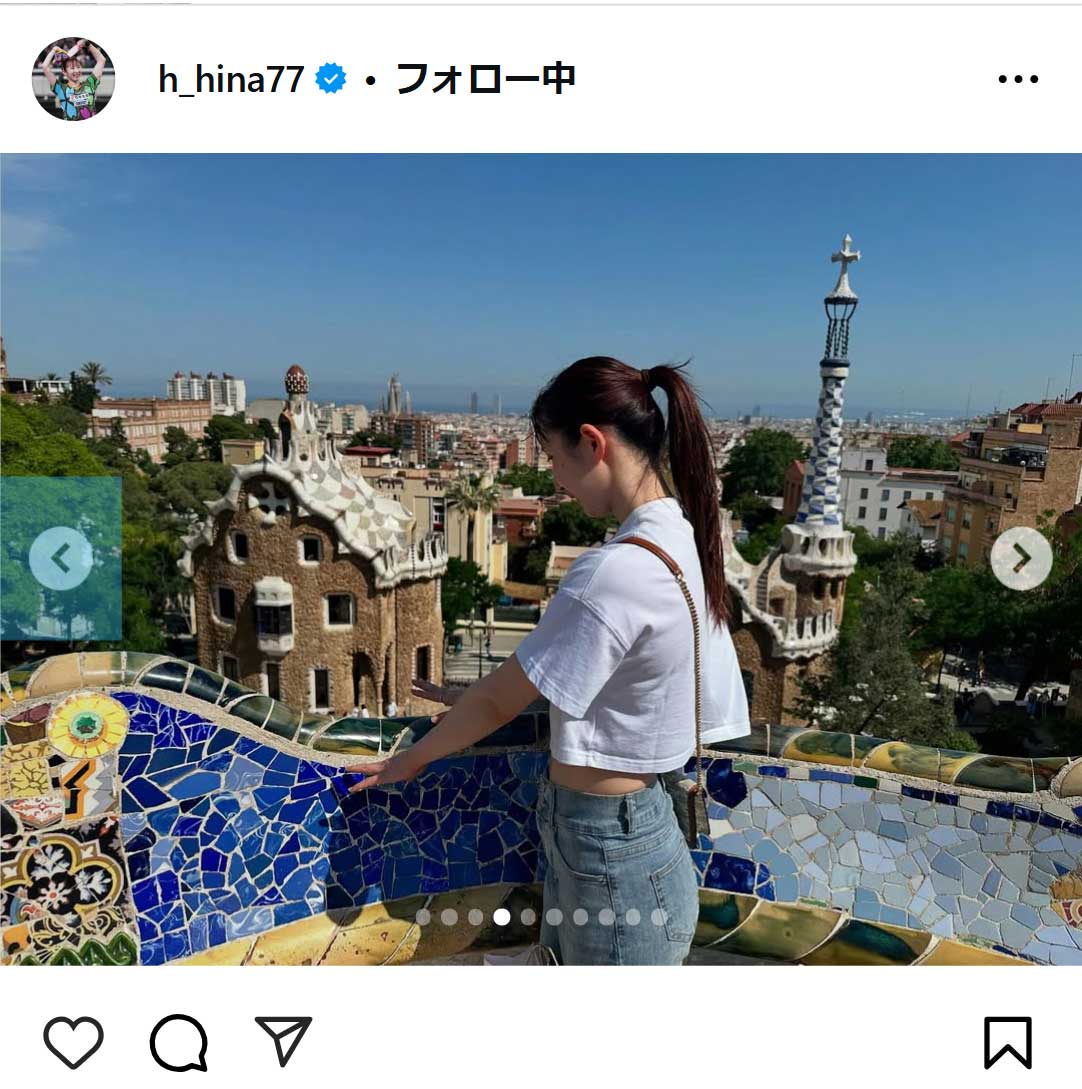 早田ひなのインスタグラムから