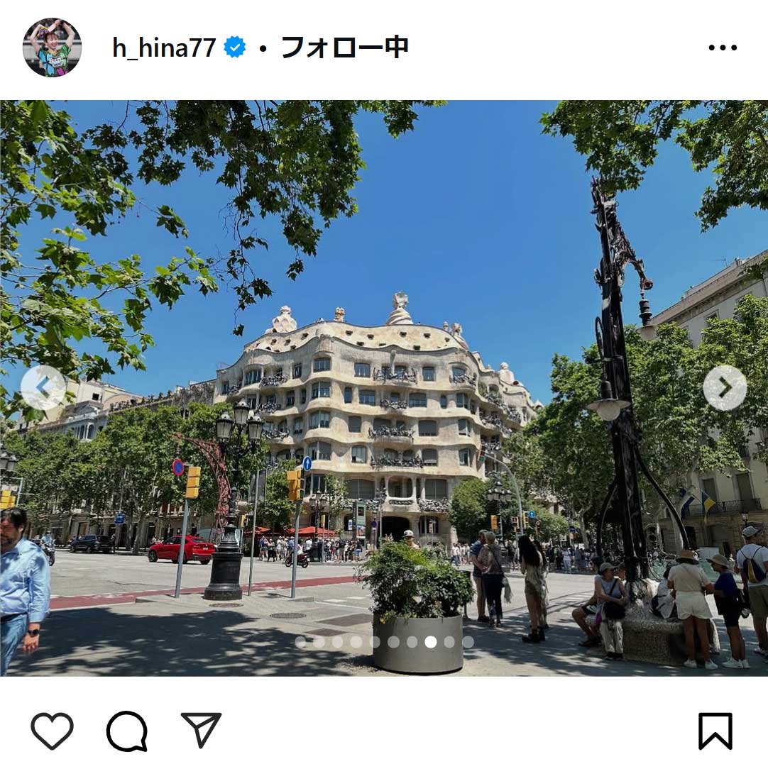 早田ひなのインスタグラムから