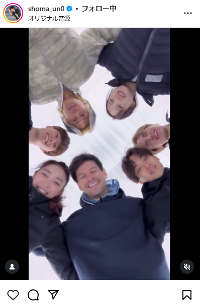 宇野昌磨さんのインスタグラムから