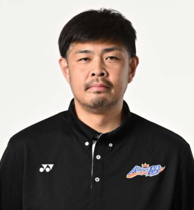続投が決まったB3新潟の鵜沢監督　（新潟アルビレックスBB提供）