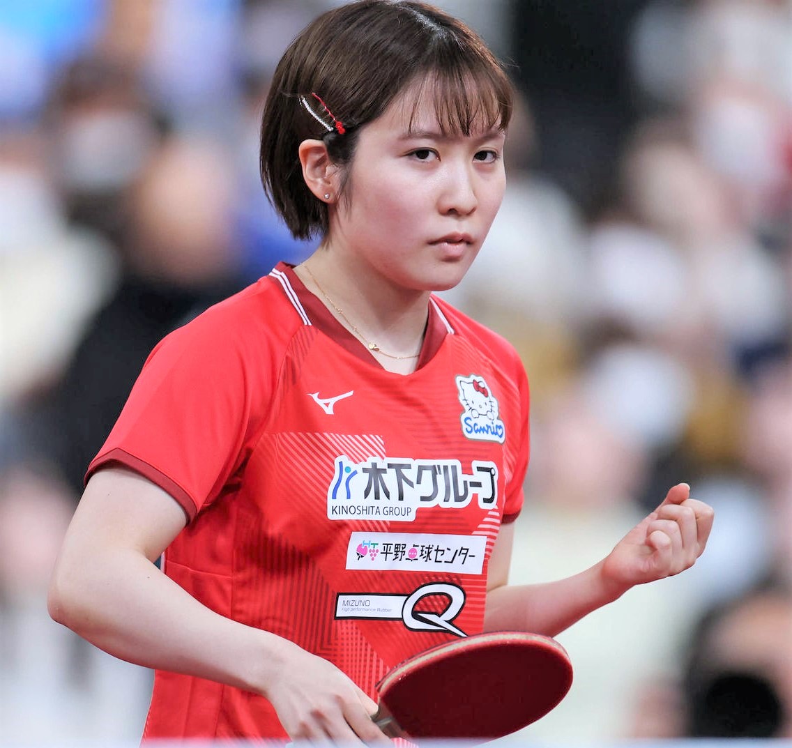 卓球女子の平野美宇（2025年1月撮影）