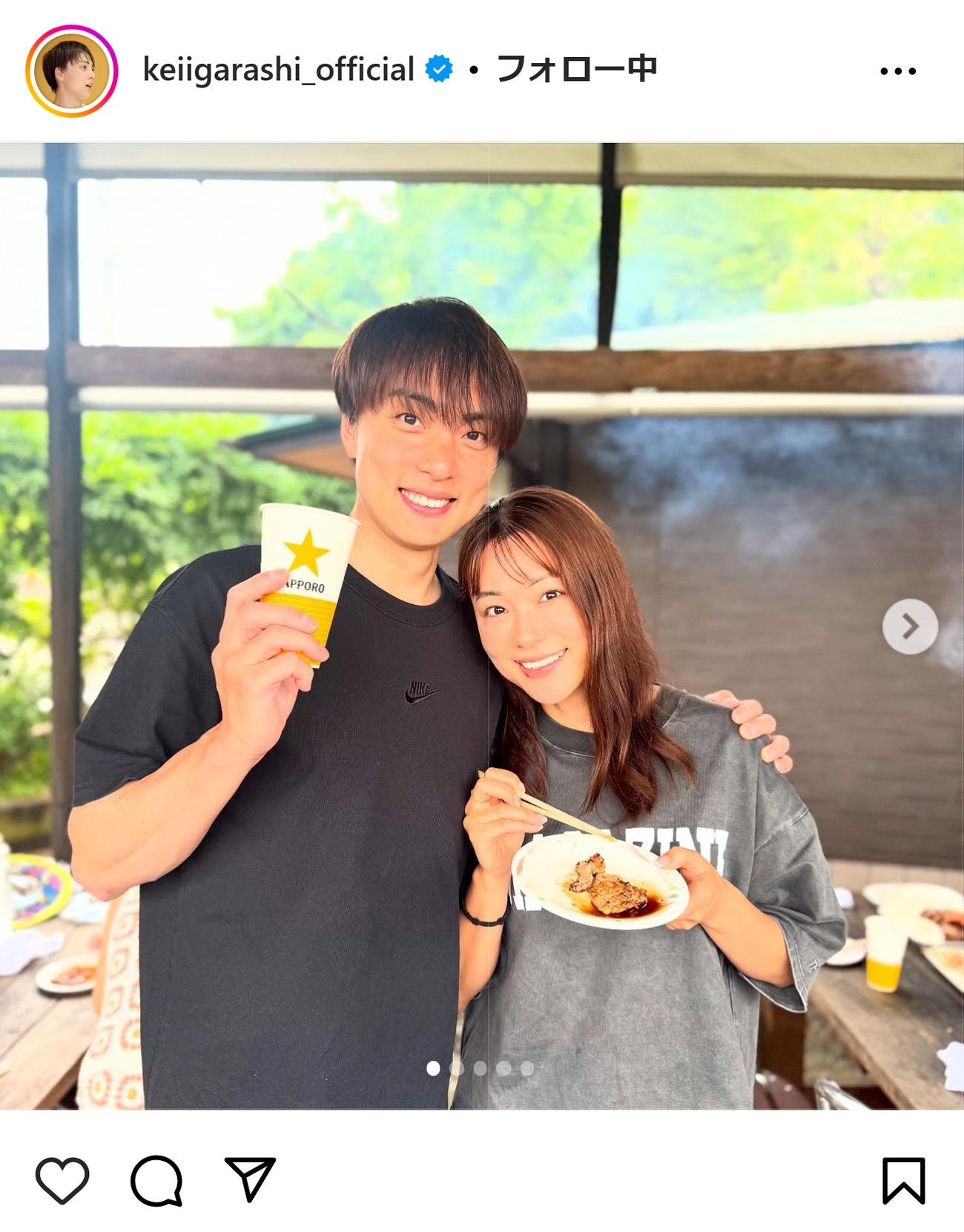 五十嵐圭のインスタグラムから