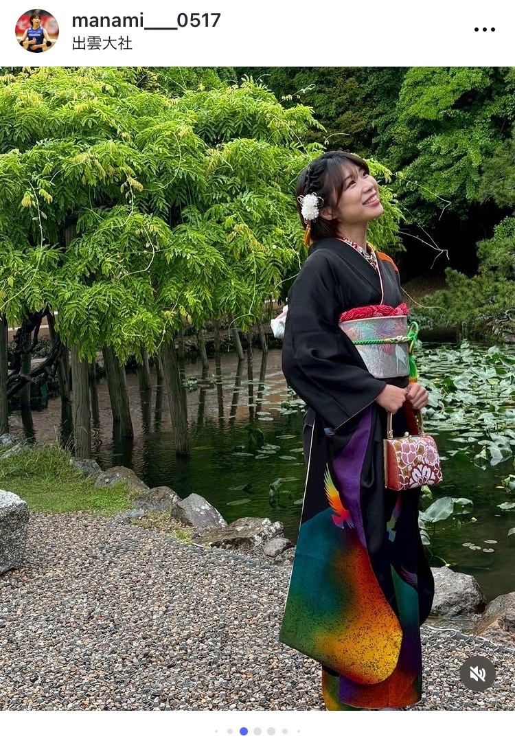 バレーボール女子の万代真奈美のインスタグラムから