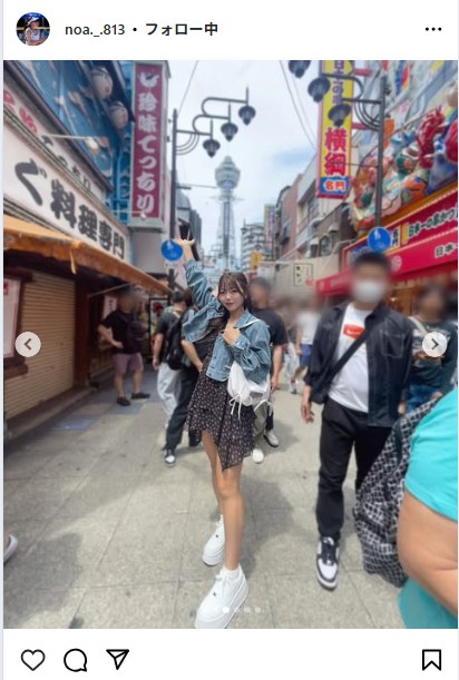 衣笠乃愛のインスタグラムから