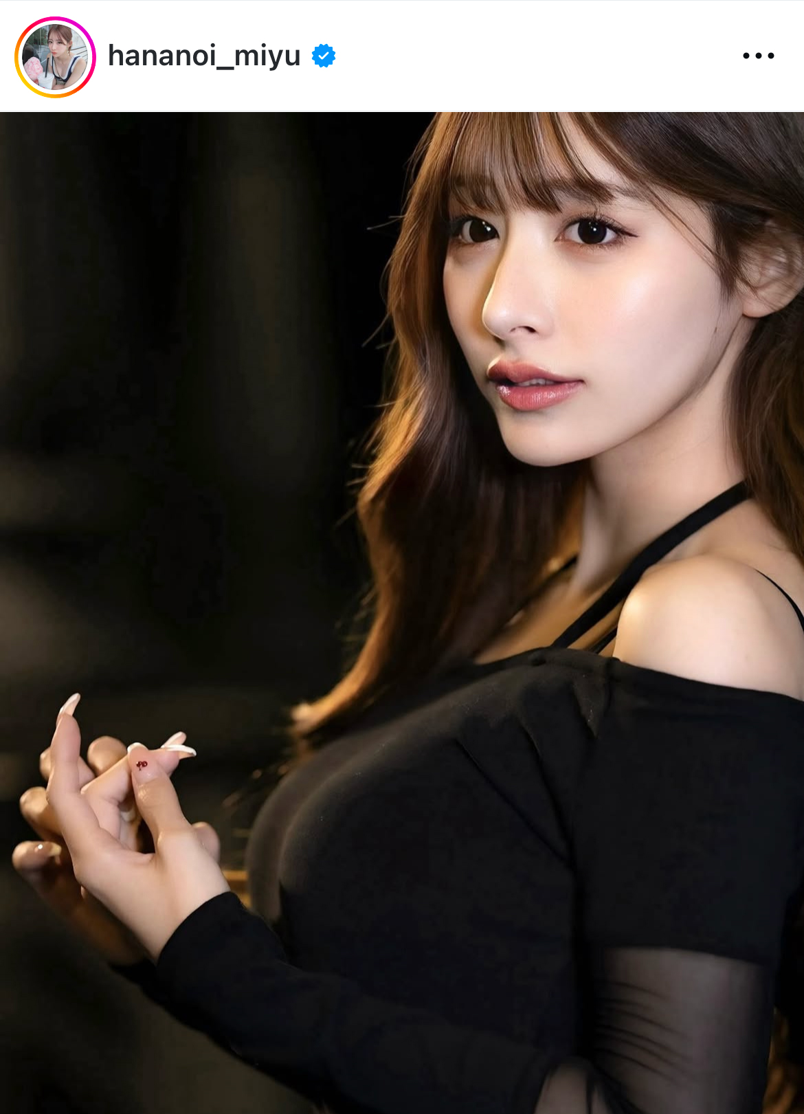 花乃衣美優のインスタグラムから