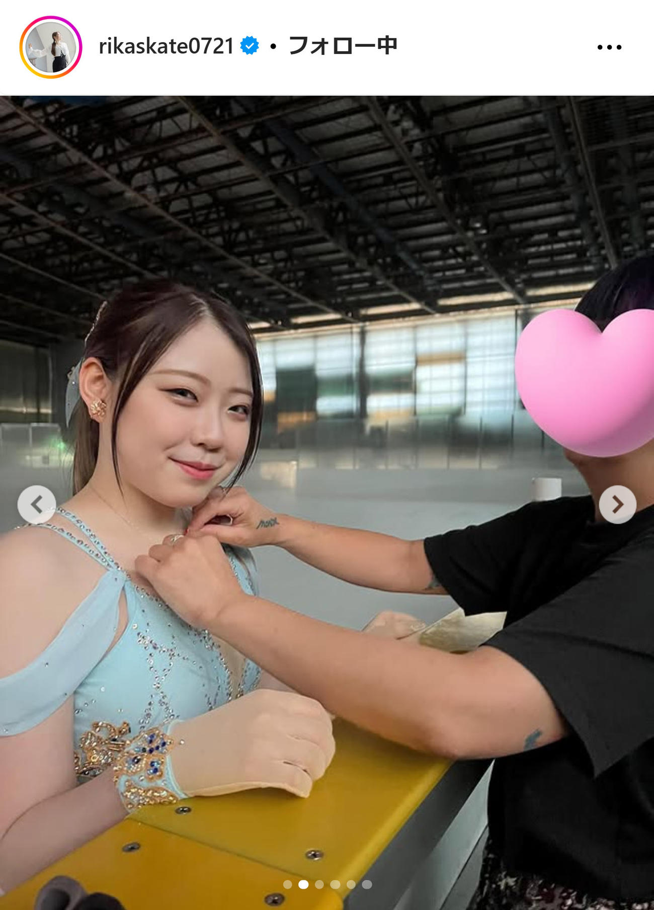 紀平梨花のインスタグラムから