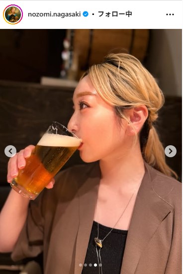 長崎望未さんのインスタグラムから