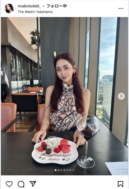 南真琴のインスタグラムから