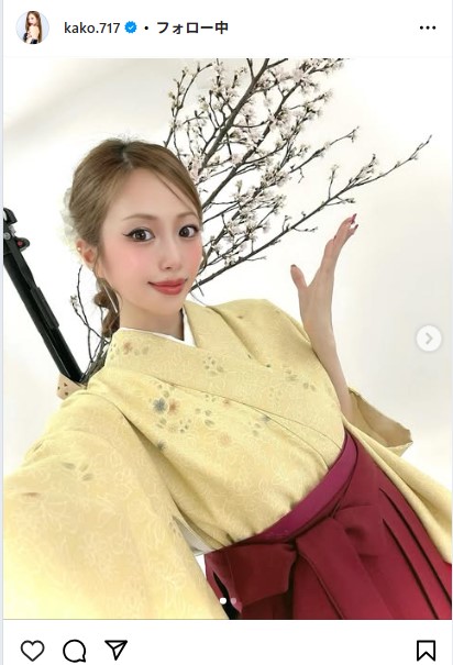 央川かこのインスタグラムから