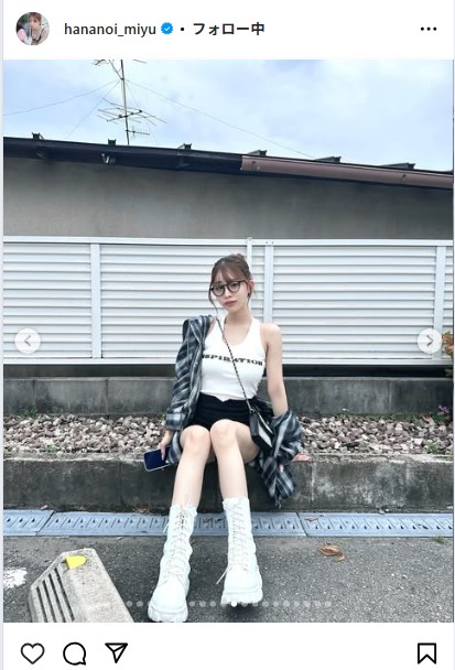 花乃衣美優のインスタグラムから