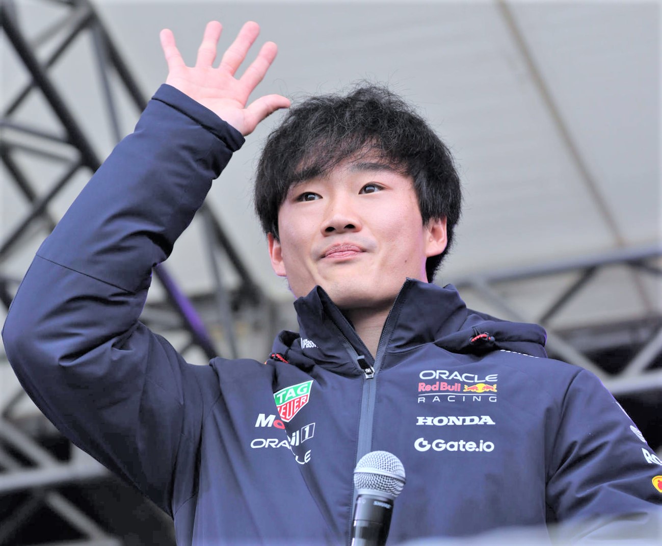 角田裕毅（2025年4月撮影）