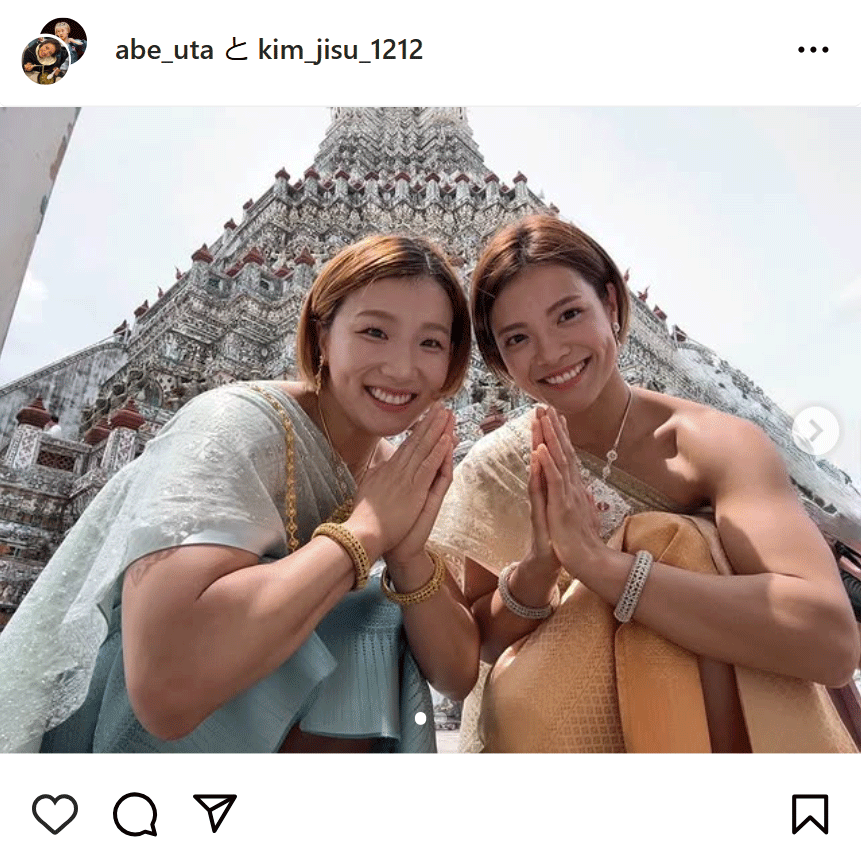 阿部詩のインスタグラムから