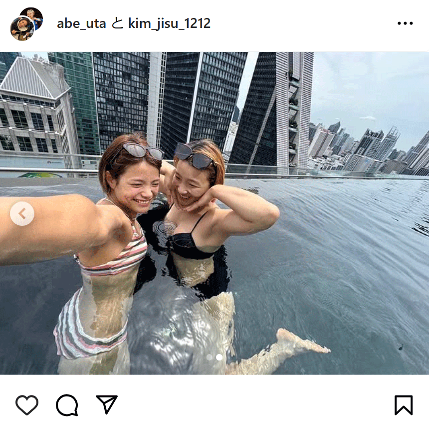 阿部詩のインスタグラムから