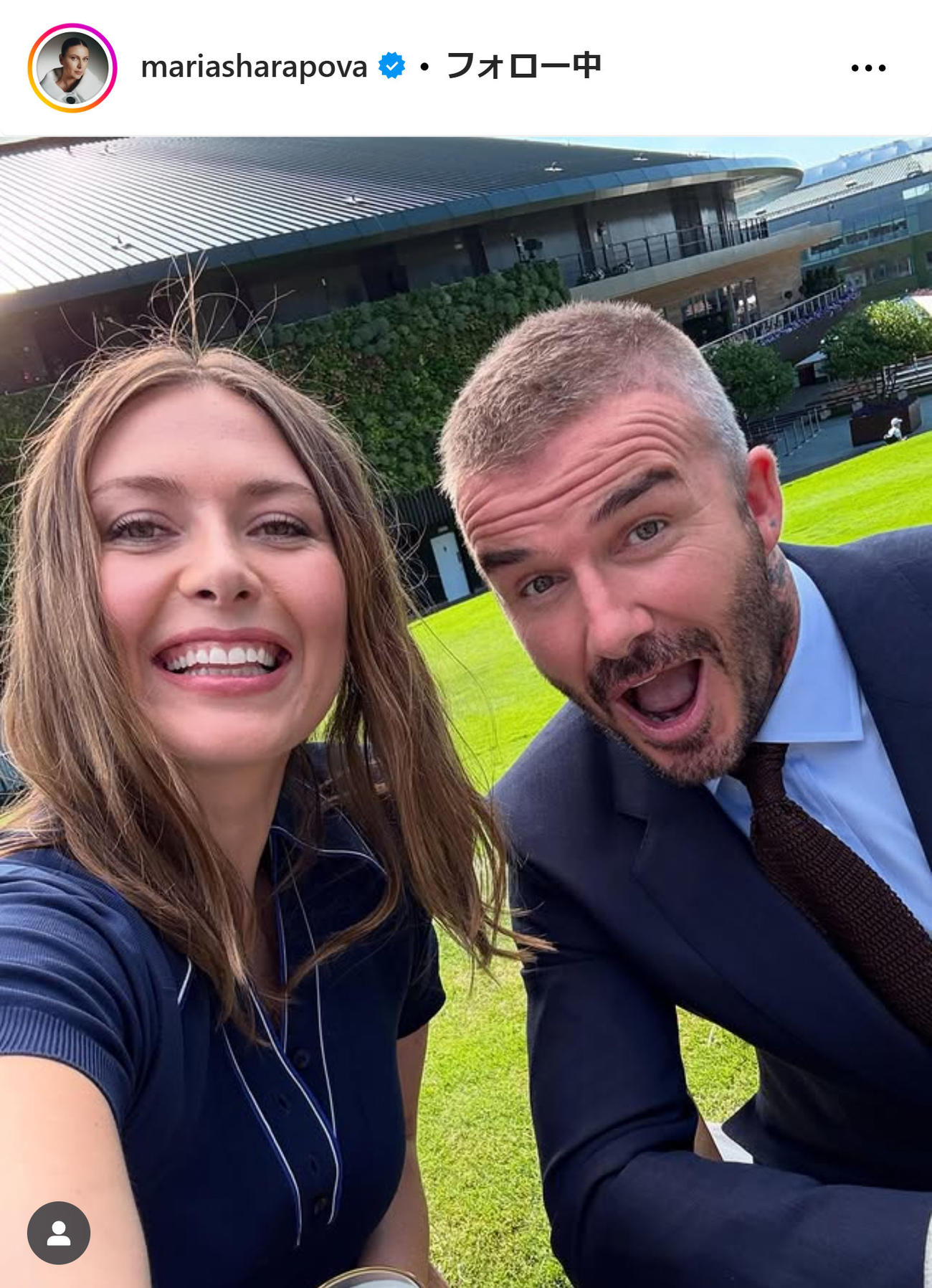 マリア・シャラポワのインスタグラムから