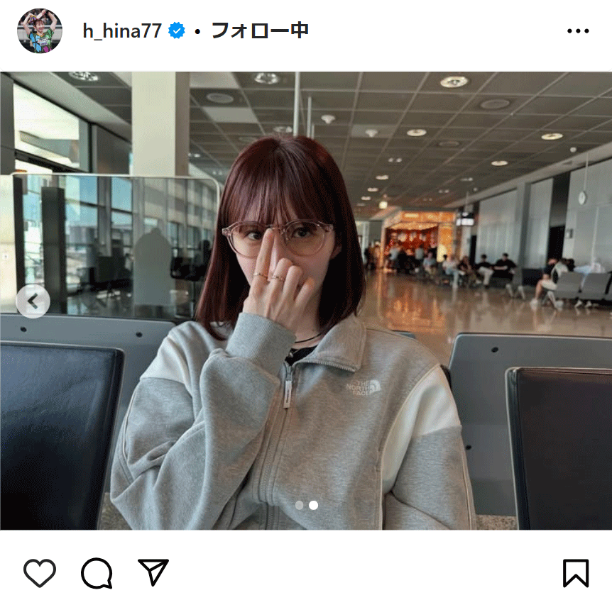 早田ひなのインスタグラムから