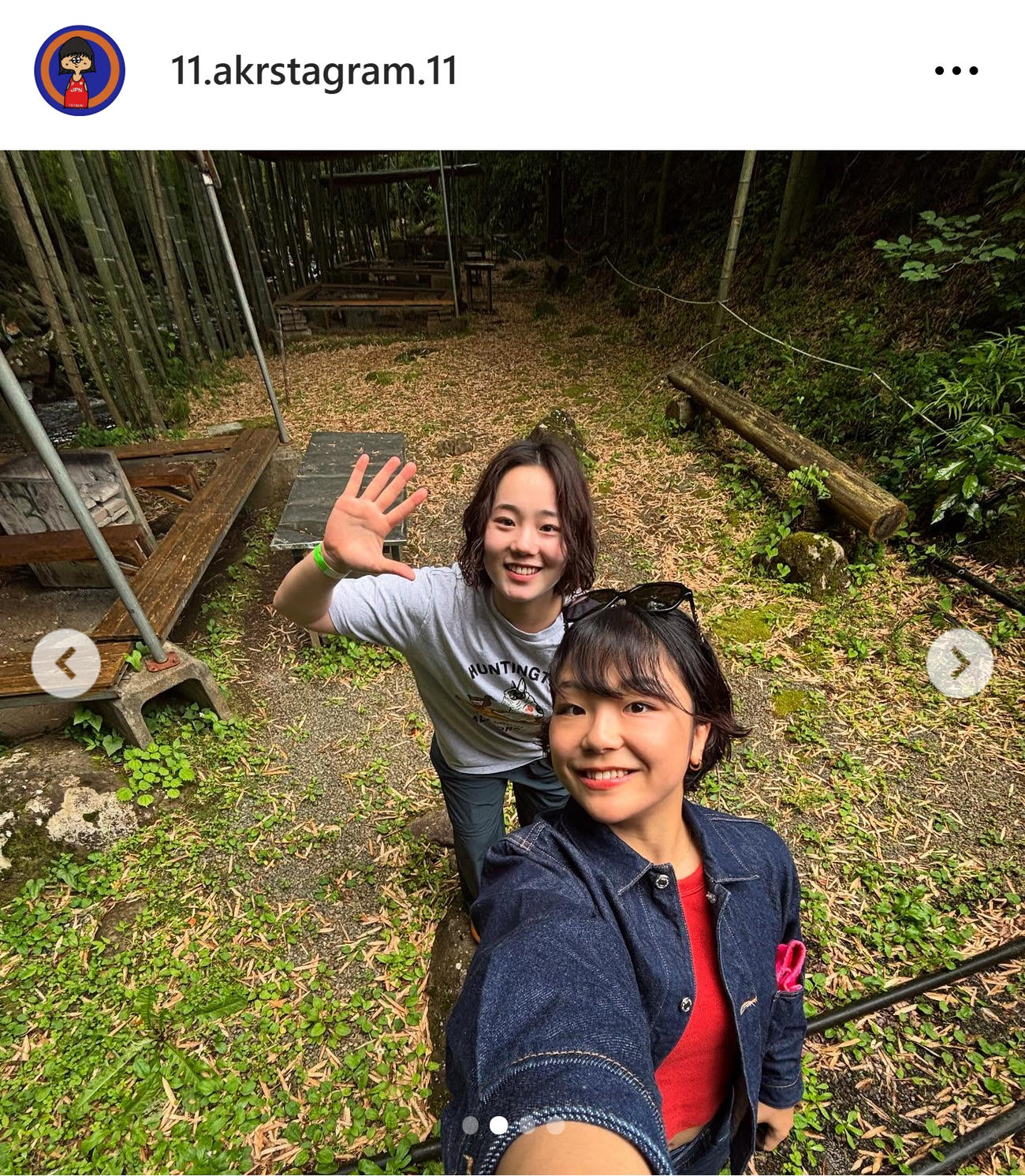 藤波朱理のインスタグラムから
